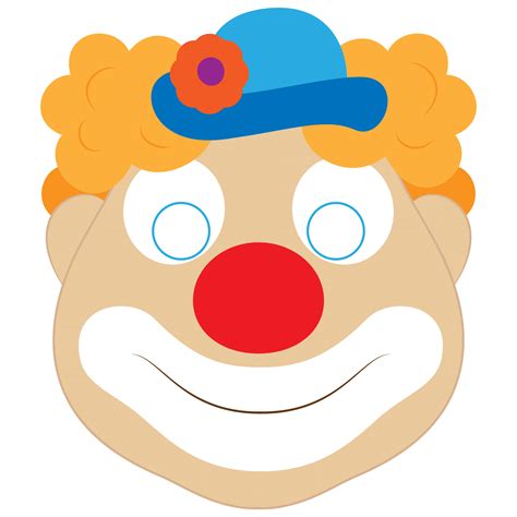 Printable Clown Face